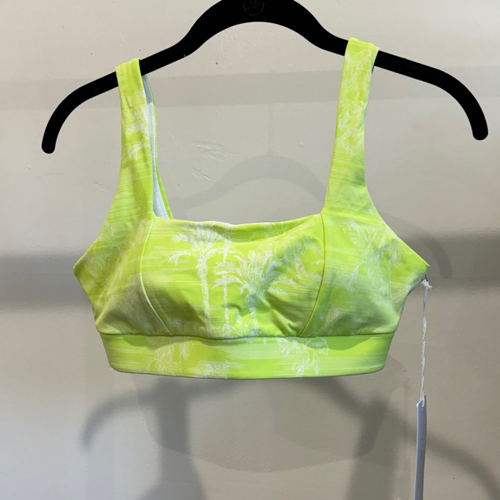 Tavi Neon Palm Print Bralette